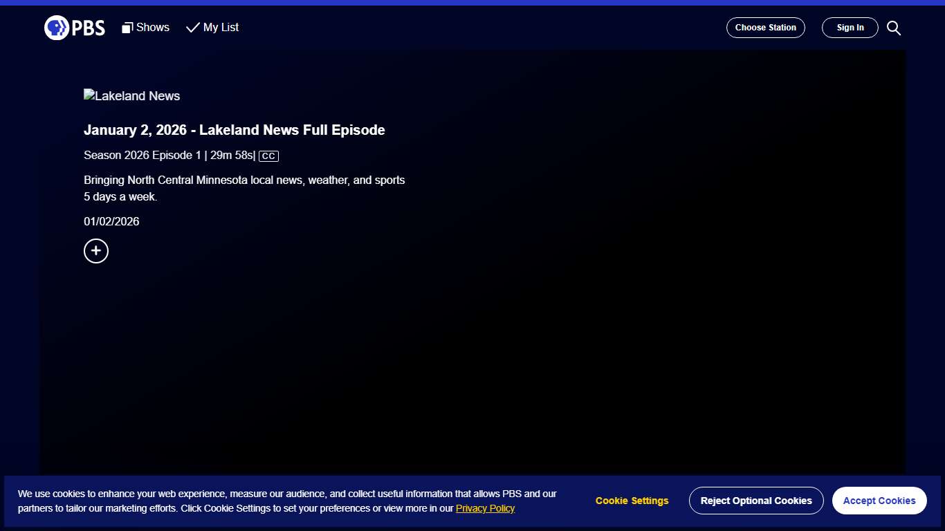 Lakeland News Season 2026 January 2, 2026 - Lakeland News Full Episode PBS